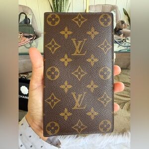 Louis Vuitton Bi-fold Check Holder Monogram 884 AN